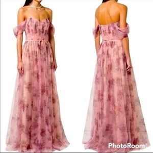 Marchesa Notte floral dress